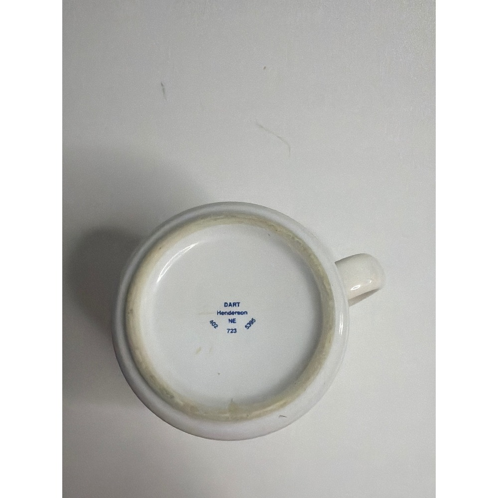 Vintage JCPenney 97th Anniversary 1999 Coffee Mug Golden Rule Store White Blue - Picture 6 of 7